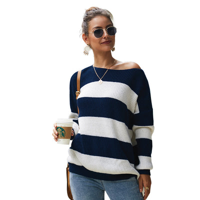 Striped Sweater For Women