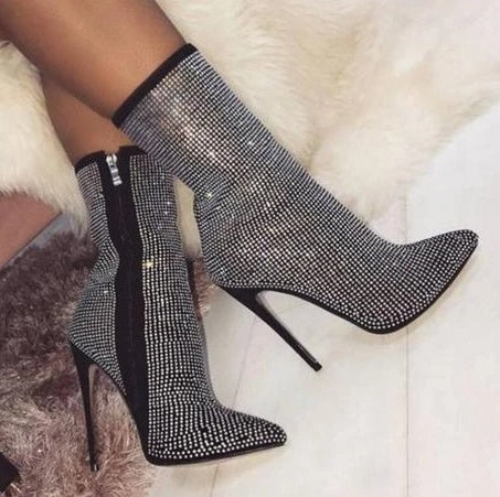 Women's Pointed Toe Heel Boots