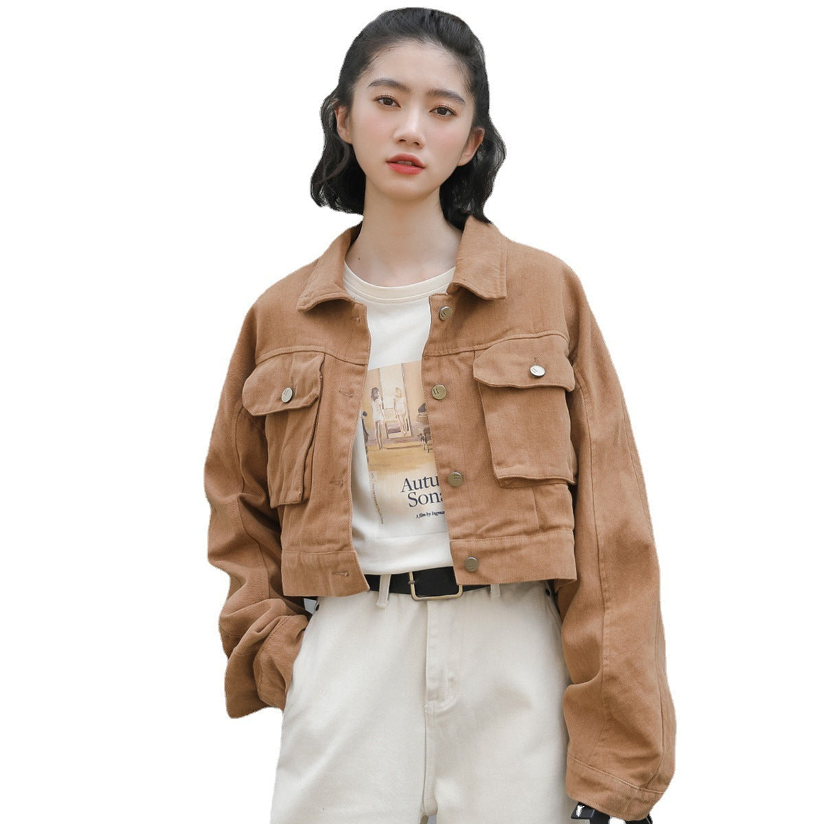 Design Small Short Denim Jacket Women's Coat